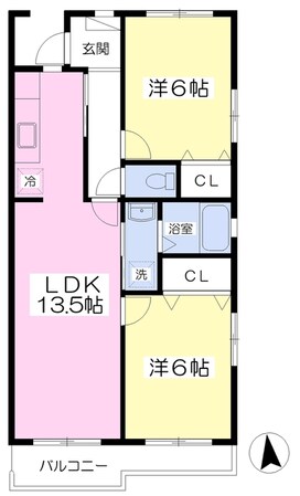 シャリテヴェールの物件間取画像